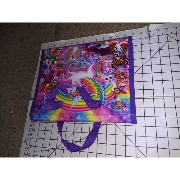 Lisa Frank Rainbow Unicorn Tri-Fold Portfolio Handheld Organizer - Picture 6 of 6